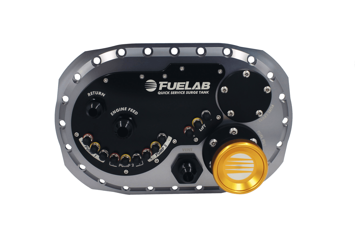 Fuelab Quick Service Surge Tank (QSST) 2.0 - Titanium thumbnail 3