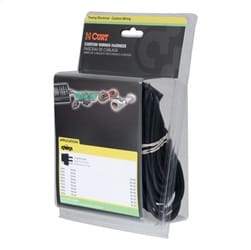 Custom Wiring Harness; 4-Way Flat Output; Select Ram ProMaster 1500; 2500; 3500