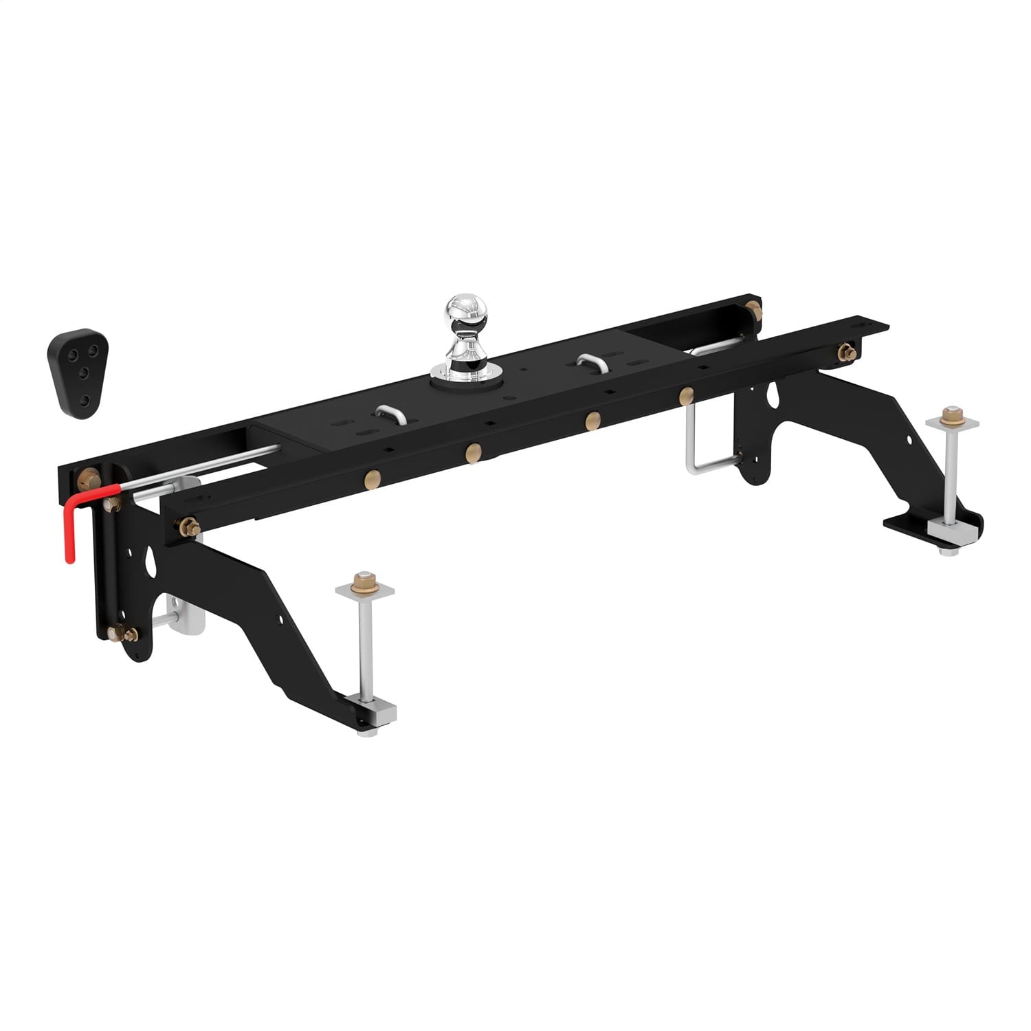 Double Lock Gooseneck Hitch Kit with Brackets; Select Dodge Ram 1500