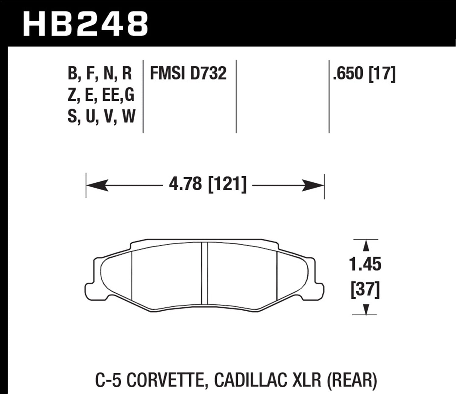 ER-1 Disc Brake Pad