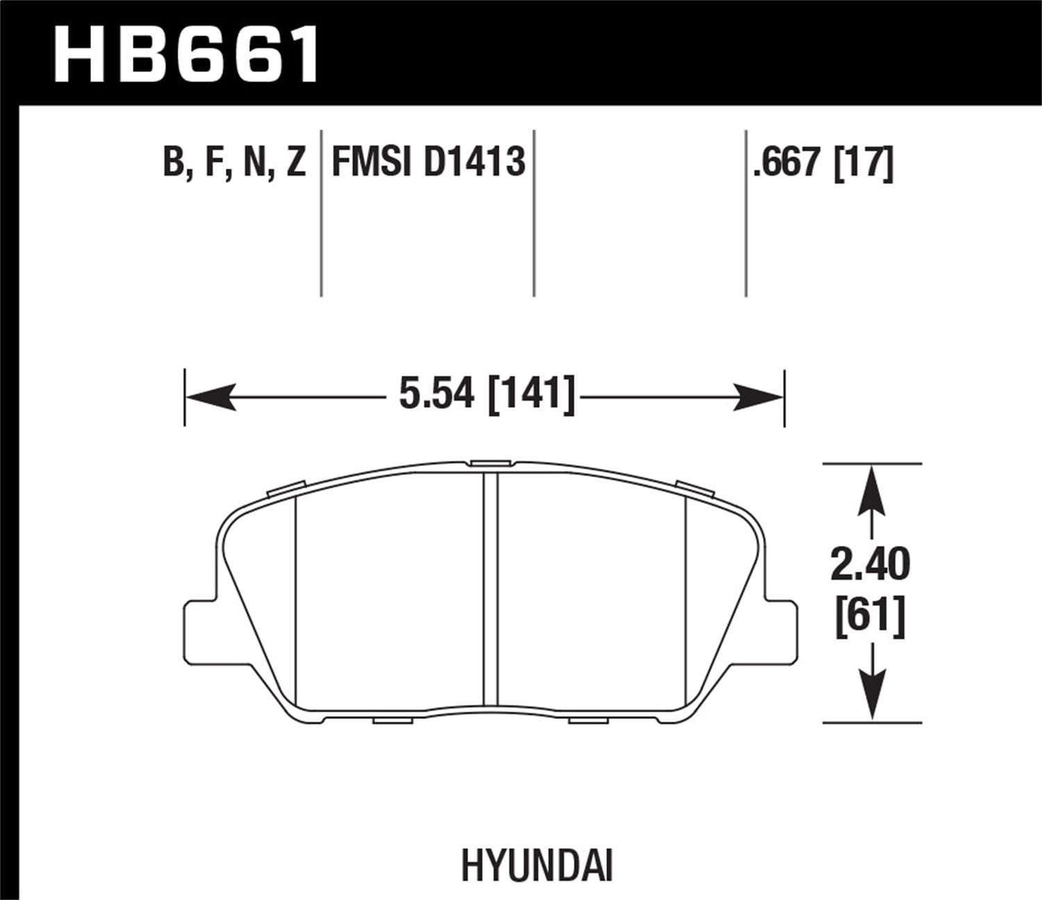 ER-1 Disc Brake Pad