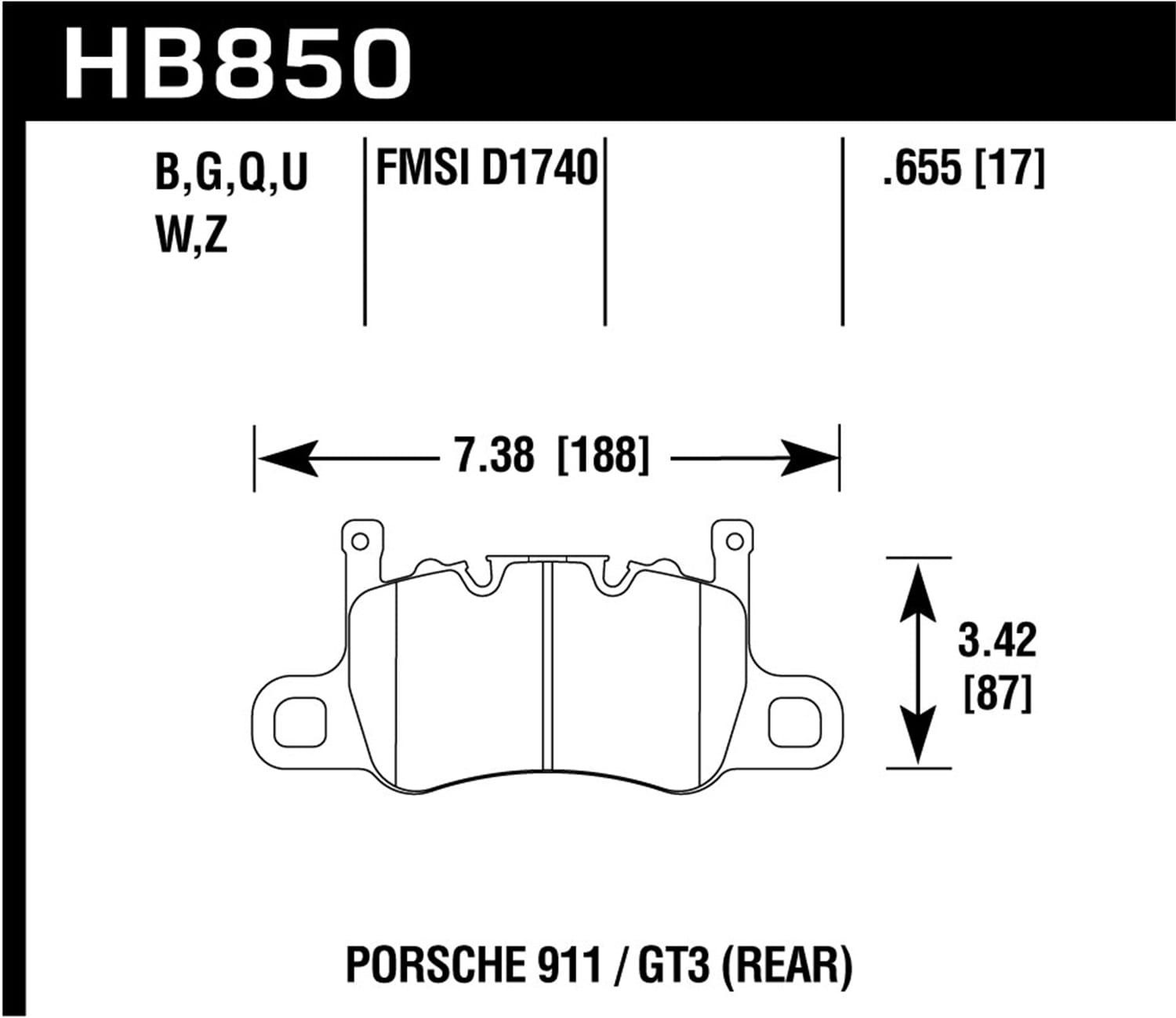 ER-1 Disc Brake Pad