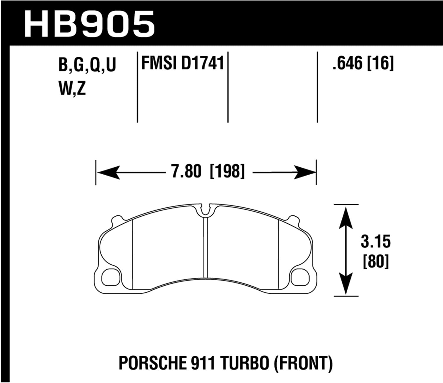 ER-1 Disc Brake Pad
