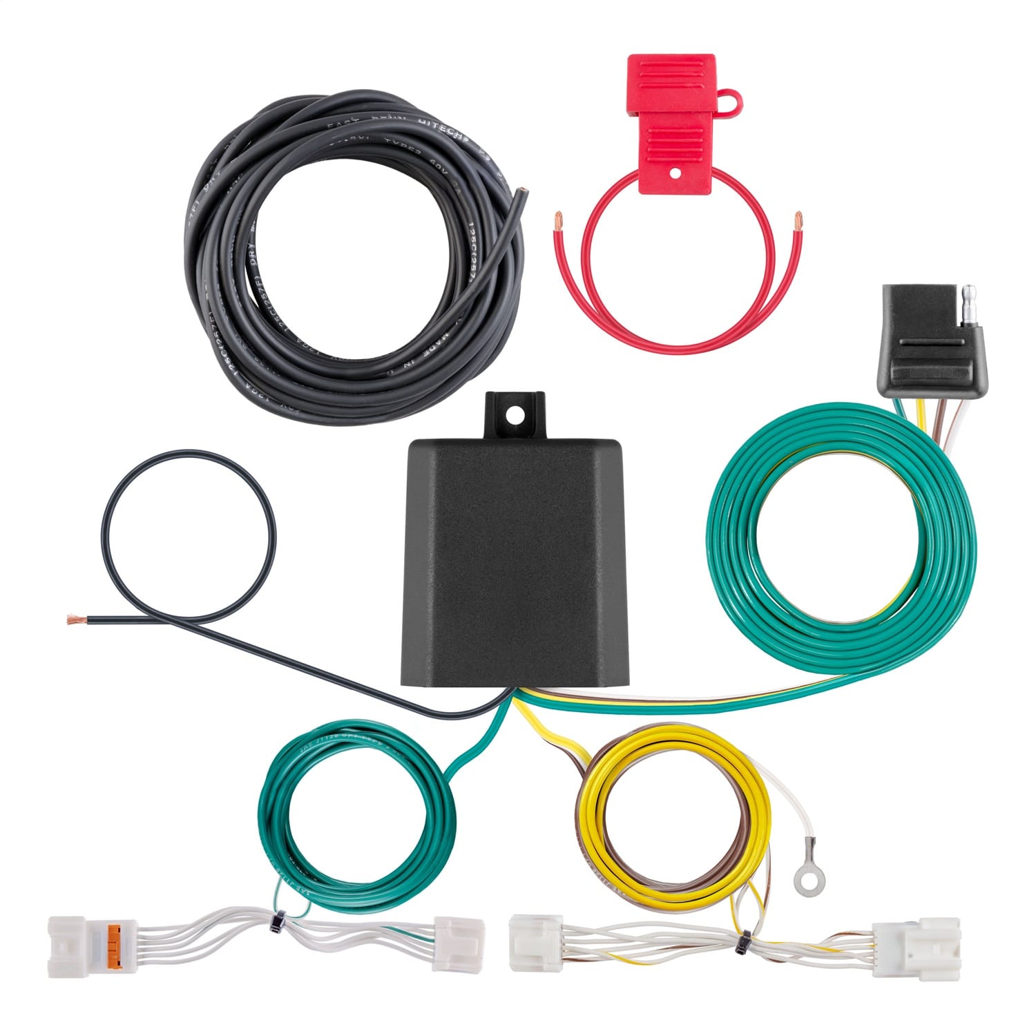 Custom Wiring Harness; 4-Way Flat Output; Select Hyundai Sonata