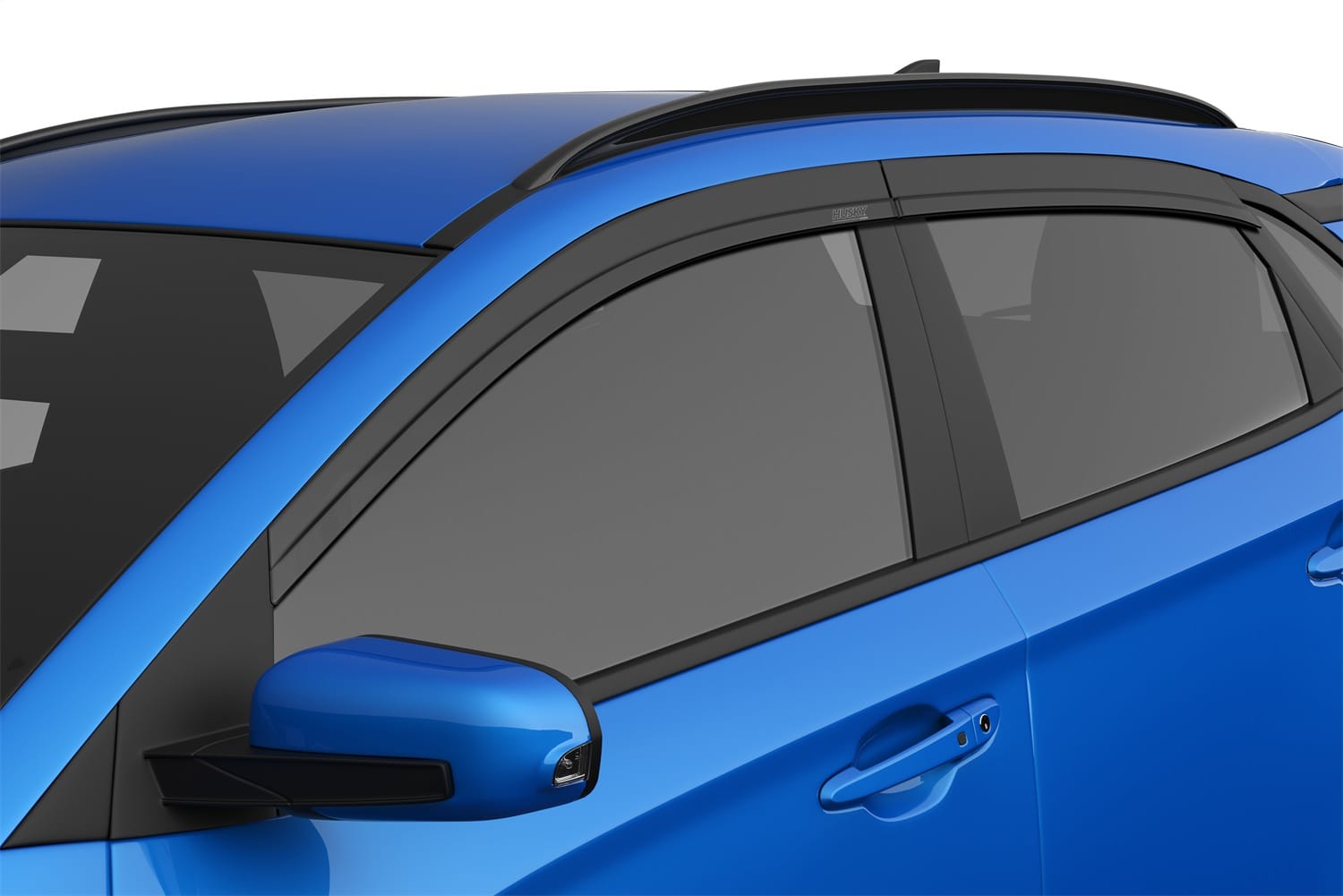 Low Profile Ventvisor Deflector; Smoke; Outside Mount; 4 pc.